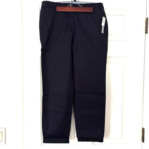 Talbots Pants - NWT- Talbots Navy Relaxed Chinos